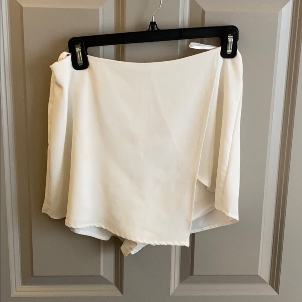 White Skort